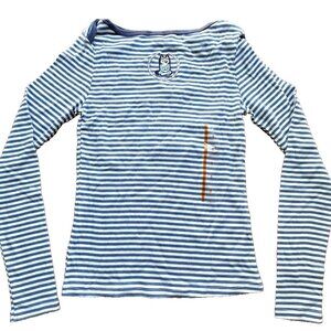 NWT Women's Bluey Striped Long Sleeve Graphic T-shirt